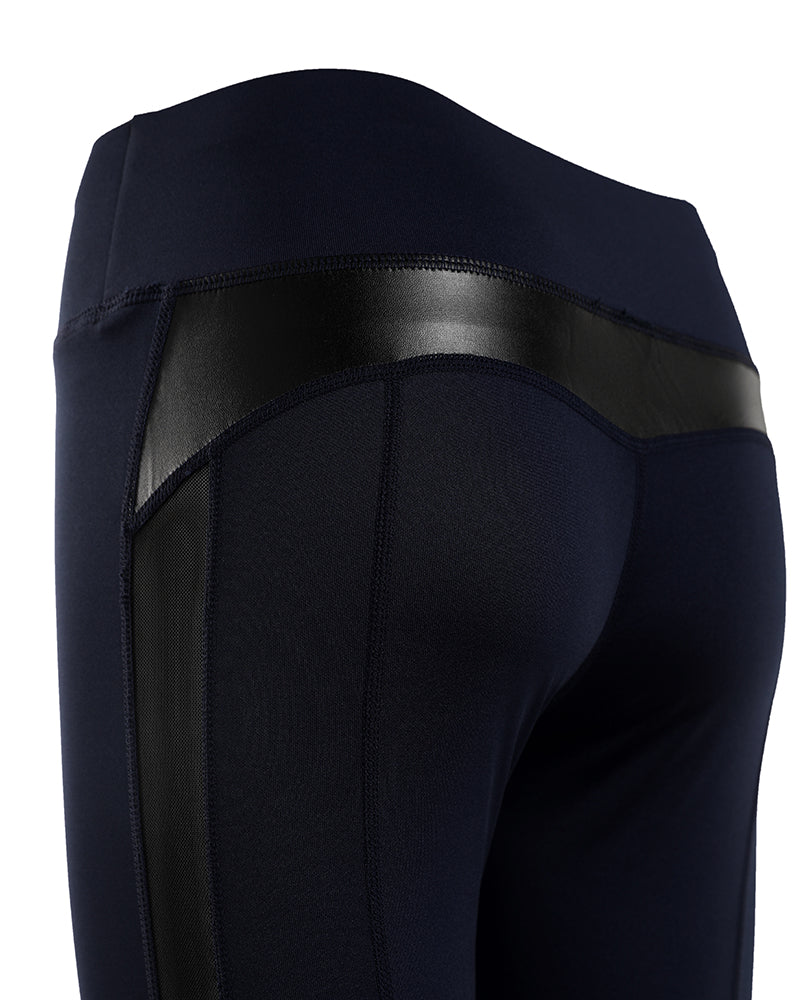 Sheer Mesh High Waist Tummy Control Butt Lift Elasticity Sporty Leggings Causal Active Pants - Image 12