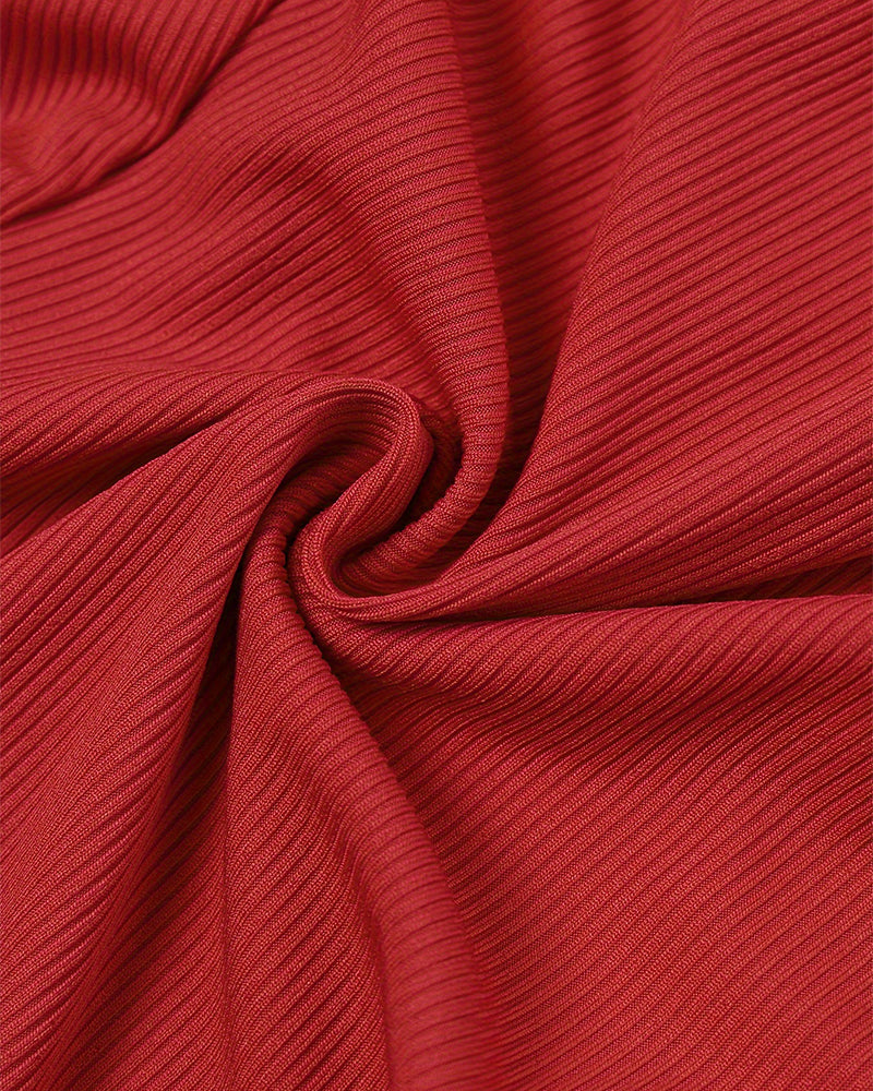 Plunge Long Sleeve Bowknot Decor Functional Onesie - Image 6
