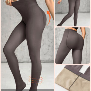 High Waist Translucent Tights Rip-Stop Pantyhose Sheer Stockings for Reinforced Toes
