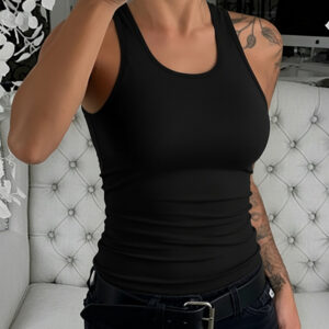 Women U-Neck Tummy Control Compression Tank Top Seamless Camisole Body Shaper Tanks for Women