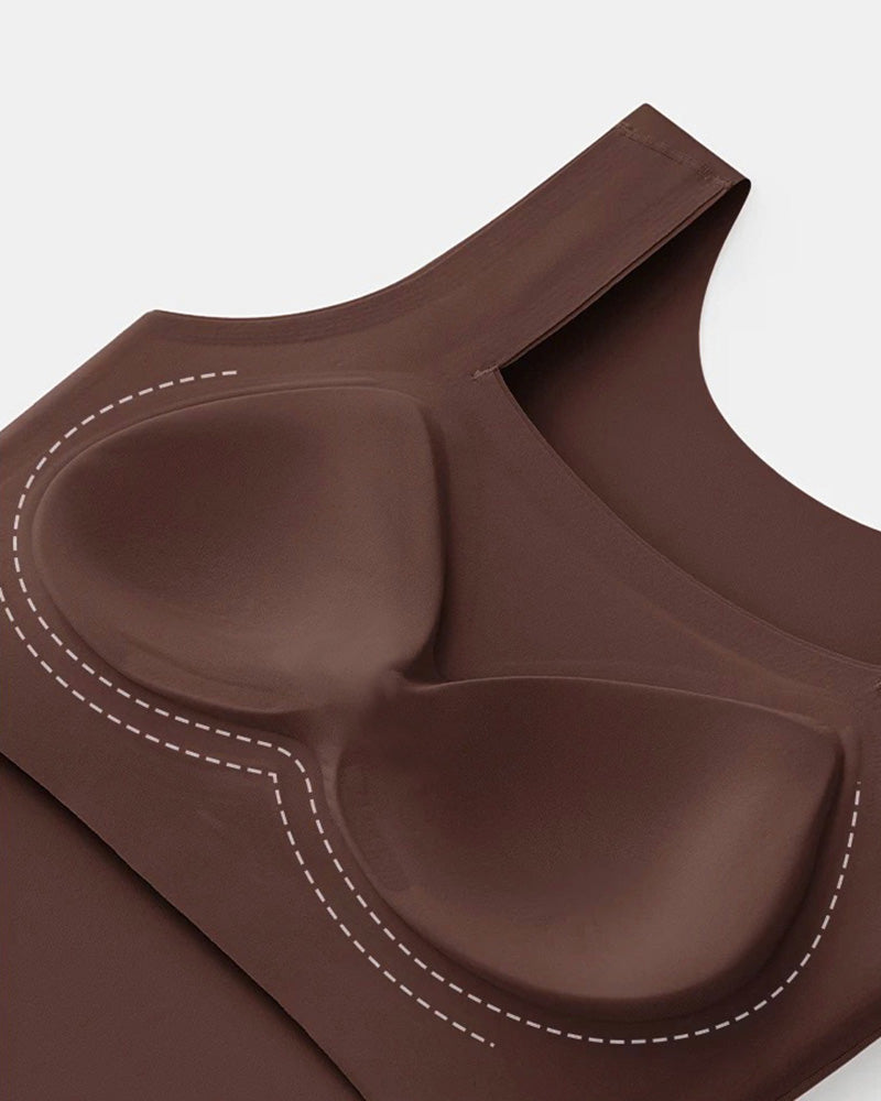 Seamless Square Neck Sleeveless Tank Top Tummy Control Bodysuit Romper - Image 18