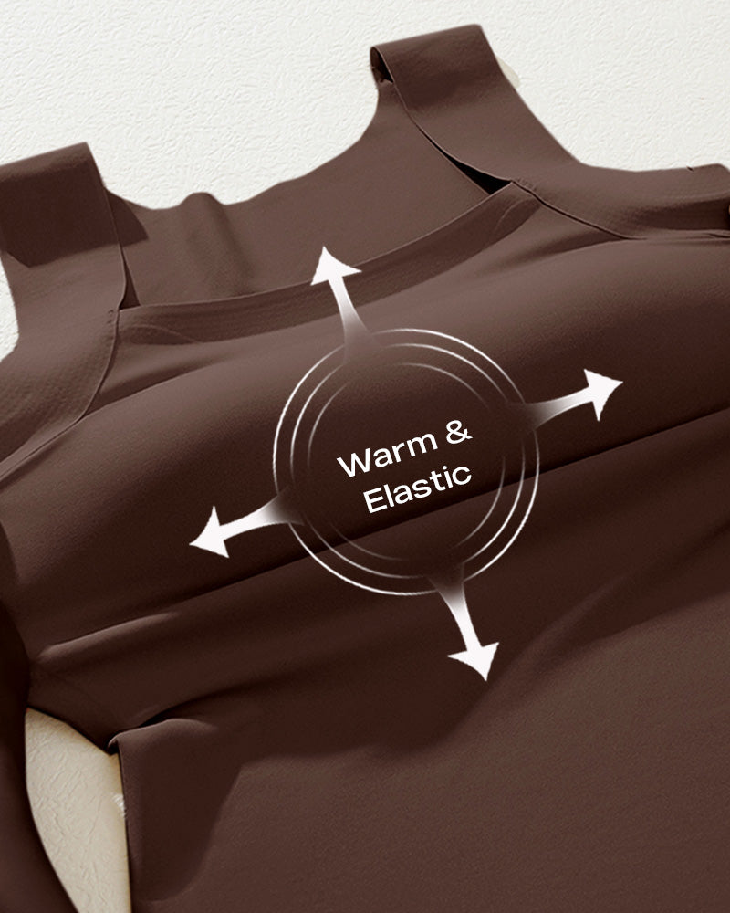 Chicme Contourx 2 Piece U Neck Shapewear Built In Bra Tank High Strechy Sleeveless Slim Fit Tops Camisole - Image 19